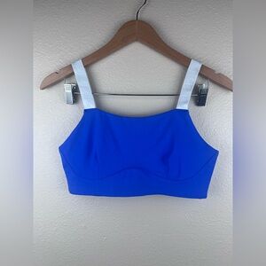 Fabletics Royal Blue Sports Bra M Adjustable Straps